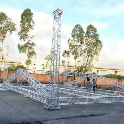 কোনও মরিচা লাইন অ্যারে ট্রাস সিস্টেম 400 মিমি * 600 মিমি পোর্টেবল আলোর মই টাইপ নয়