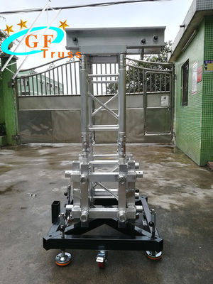সিলভার অ্যালুমিনিয়াম স্পিগট ট্রাস 15x8 মিটার মিটার লাইটিং ট্রাস স্ট্যান্ড স্ট্রাকচার