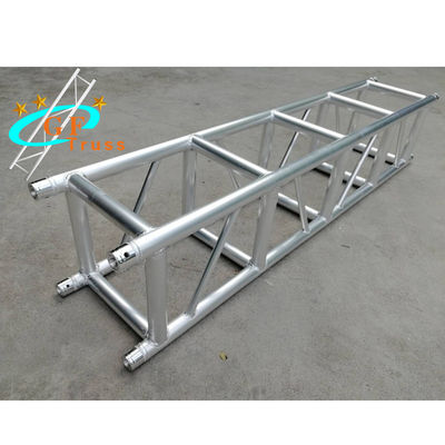 সিলভার অ্যালুমিনিয়াম স্পিগট ট্রাস 15x8 মিটার মিটার লাইটিং ট্রাস স্ট্যান্ড স্ট্রাকচার