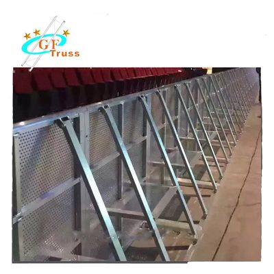 কনসার্টবেস্ট বিক্রয় কংক্রিটের জন্য অ্যালুমিনিয়াম গেট ট্র্যাফিক পুলিশ ক্রাউড কন্ট্রোল স্টেজ রোড বাধা