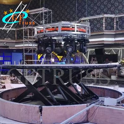 ঘূর্ণায়মান অ্যালুমিনিয়াম লাইটিং ট্রাস আবর্তিত ট্রস লিফিং ডাউন ডাউন