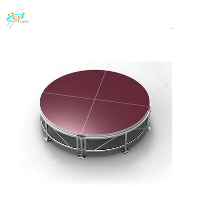 পোর্টেবল 0.8M 6082-T6 অ্যালুমিনিয়াম স্টেজ প্ল্যাটফর্মটি কাস্টমাইজ করুন