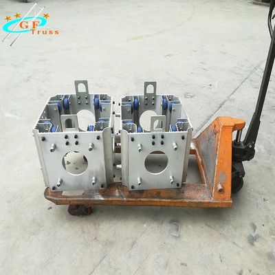 290mm*290mm জন্য কাস্টমাইজড প্রদর্শনী অ্যালুমিনিয়াম স্পিগট ট্রাস স্লিভ ব্লক