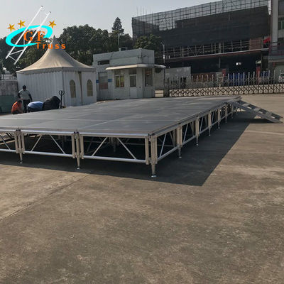 অ্যালুমিনিয়াম স্টেজ নৃত্যের মঞ্চ প্ল্যাটফর্মে স্টেজ প্ল্যাটফর্ম, মোবাইল স্টেজ সিস্টেম পার্টি