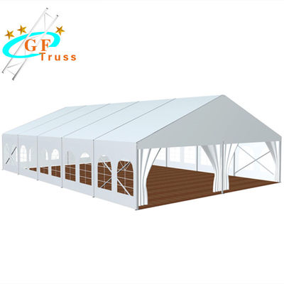 স্টেজ প্রিফারফর্মেন্সের জন্য 5x9M অ্যালুমিনিয়াম ফ্রেম গার্ডেন পার্টি তাঁবু