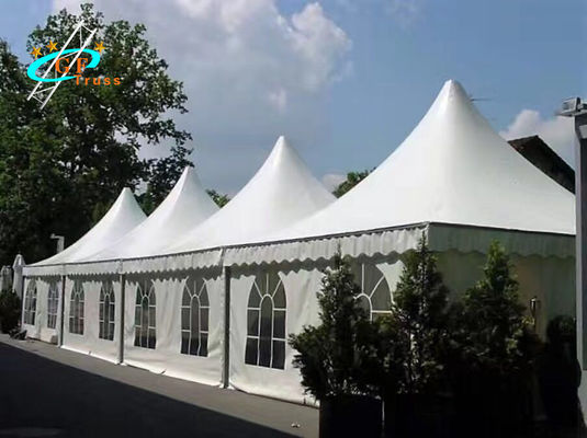 অ্যালুমিনিয়াম বাঁকা পর্যায় অক্সফোর্ড পিভিসি পার্টি তাঁবু কাস্টমাইজড