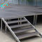 Telescopic Portable Stage Risers With 5 Floors Stairs 7x7 Portable Stage Platform For Event