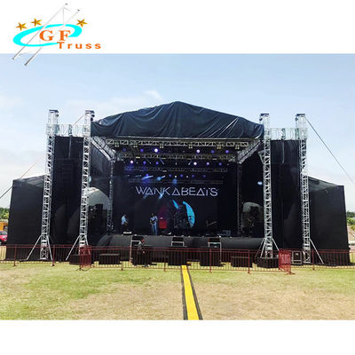 পর্যায় prerformance জন্য 390mmx390mm অ্যালুমিনিয়াম ছাদ ট্রাস সিস্টেম