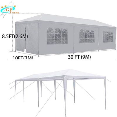 টিয়ার প্রতিরোধী DIN4102 B1 40x60 অ্যালুমিনিয়াম পার্টি তাঁবু